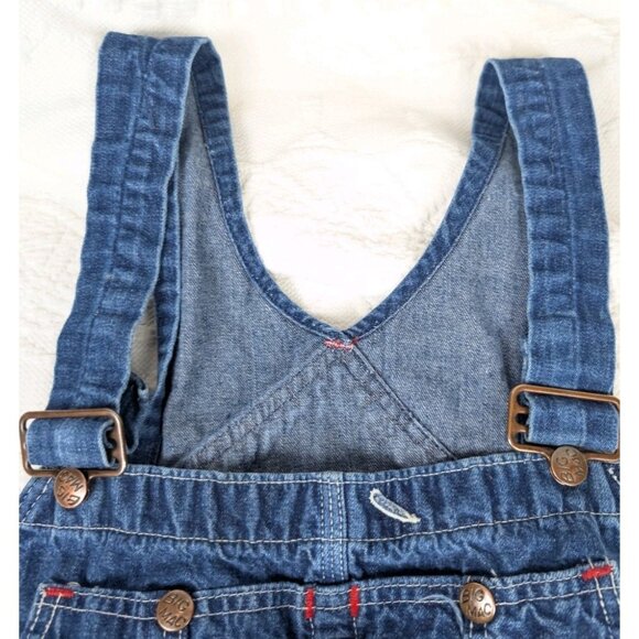Big Mac Bib Overalls Denim Overalls square bak 44” X 27” no tag Union Made 60s? - Picture 5 of 16